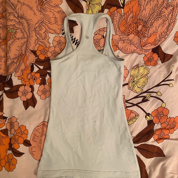 Lululemon razorback white tanktop - Picture 1 of 4